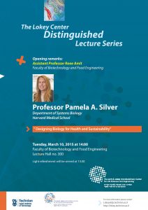 poster of lecture Pamela A. Silver